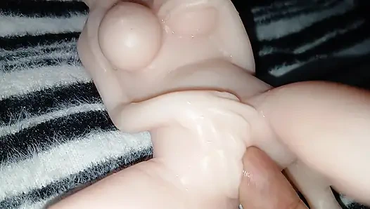 Ультра жизнеподобная силиконовая кукла в видео от первого лица - 4K сессия игрушки соло