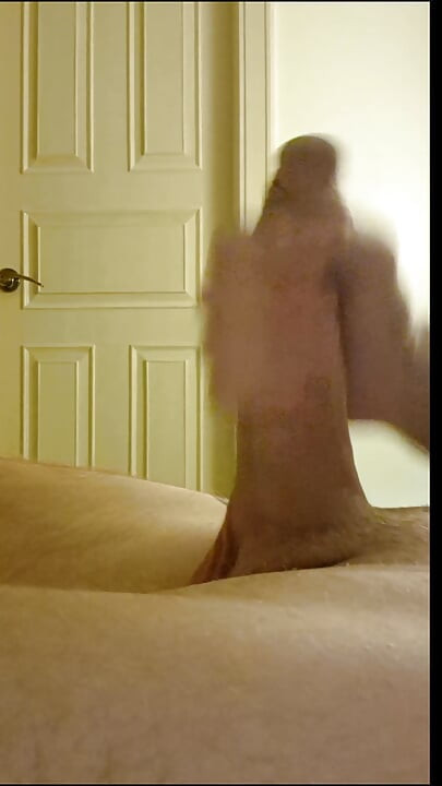 I Wank Outside My Step Sisters Bathroom to See if She Will Touch My Dick or Ask Me to Leave