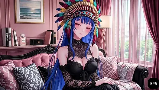 Gadis imut rambut cokelat berbagi momen sensual sama dua cowok kulit hitam ai hentai