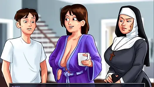 Summertime saga - Johannes fucked Debbie.