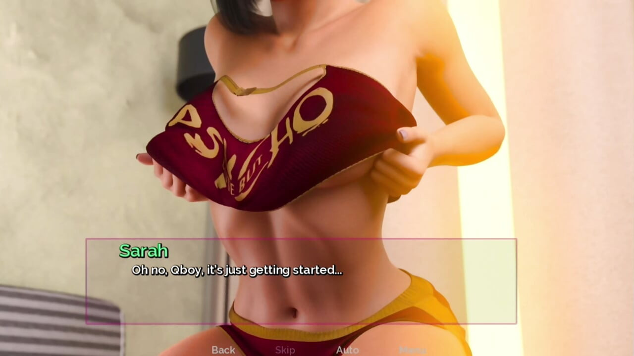 Zwijg en dans volwassen gameplay hete scène met stiefzus