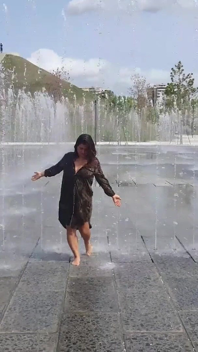 Spectacular moment from "Public Walk of Hot Student ExpressiaGirl! Flashing Big Tits and Hairy Pussy!"
