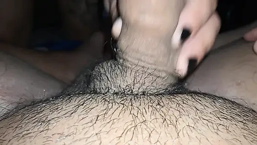 I'm alone in my room and my neighbor arrives to fuck her big ass