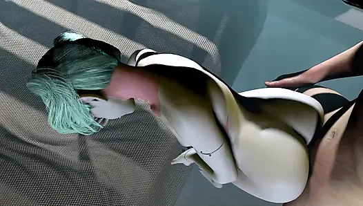 Getting Freaky with Rebecca Cyberpunk Edgerunners Parody