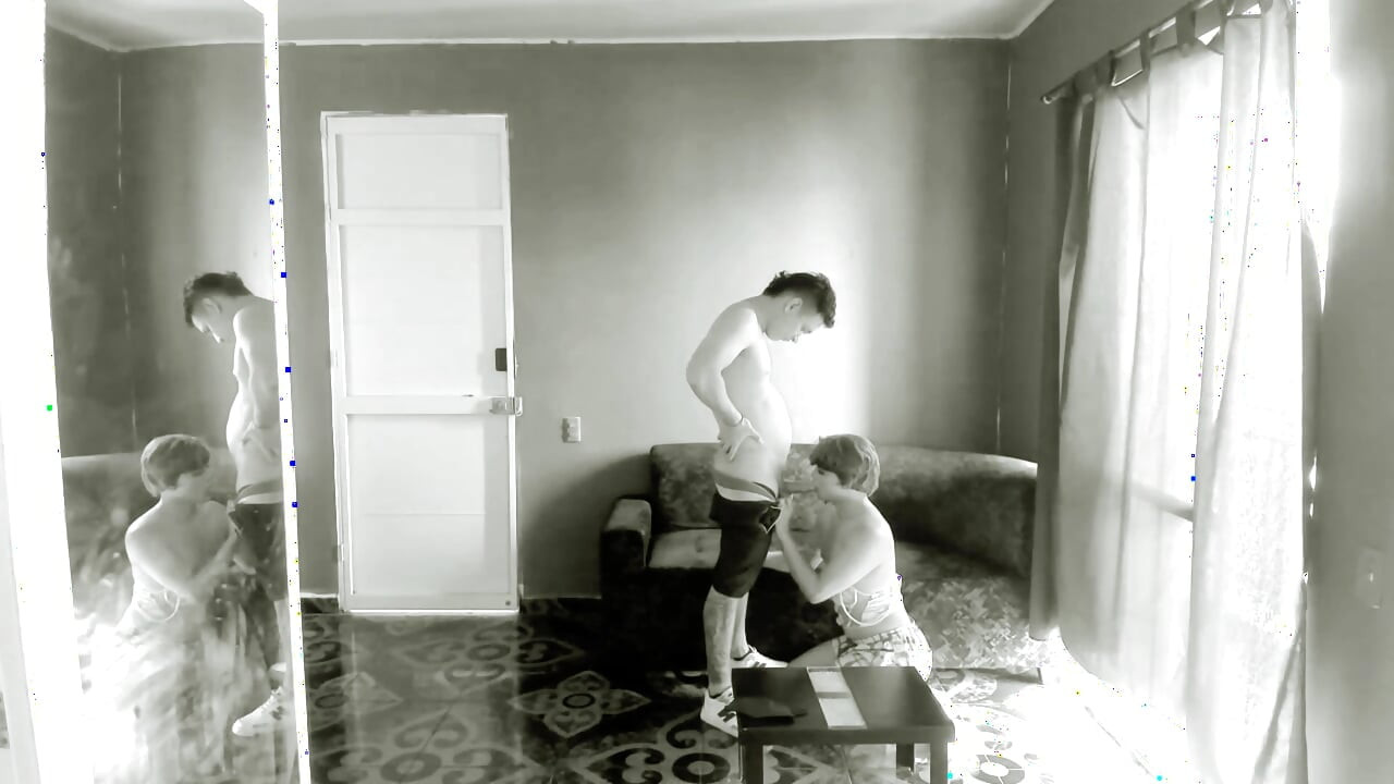 CAMERA DETECTS TWINK BEING FUCKED BY HER SISTER'S BOYFRIEND