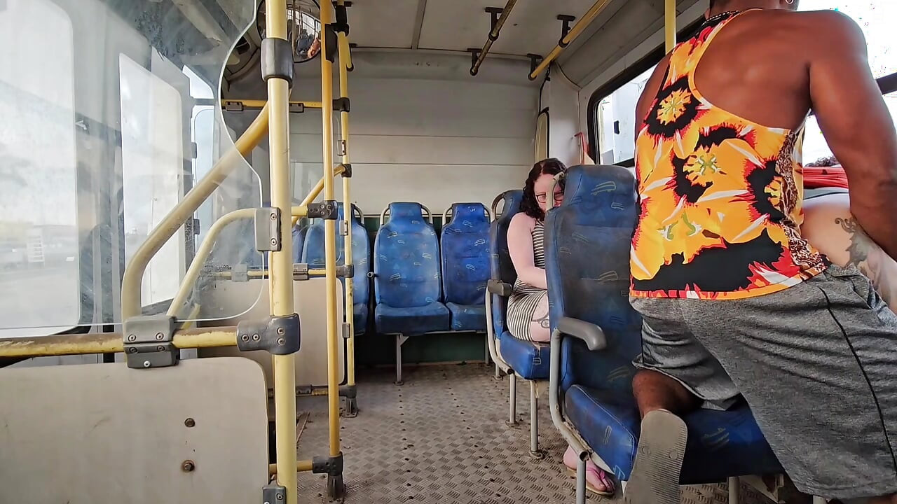 A SHAMELESS COUPLE RIDING IN PUBLIC TRANSPORT AND BACKSEAT PASSENGER FILMING EVERYTHING