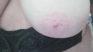 the bitch removing the thumbtacks after masturbating