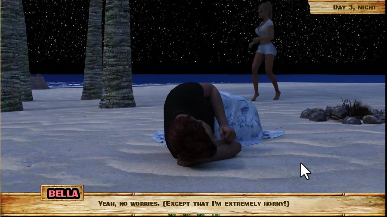 Lewd Island 3 - iç çamaşırlı bir valiz bulduk