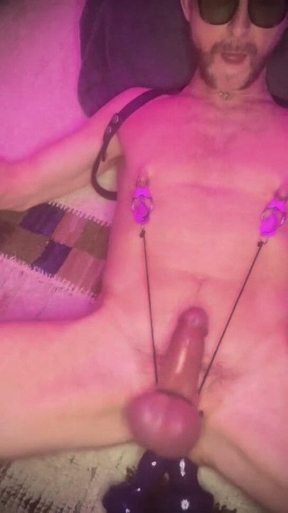 Hole Stretching with Double Dildos | Clip 1