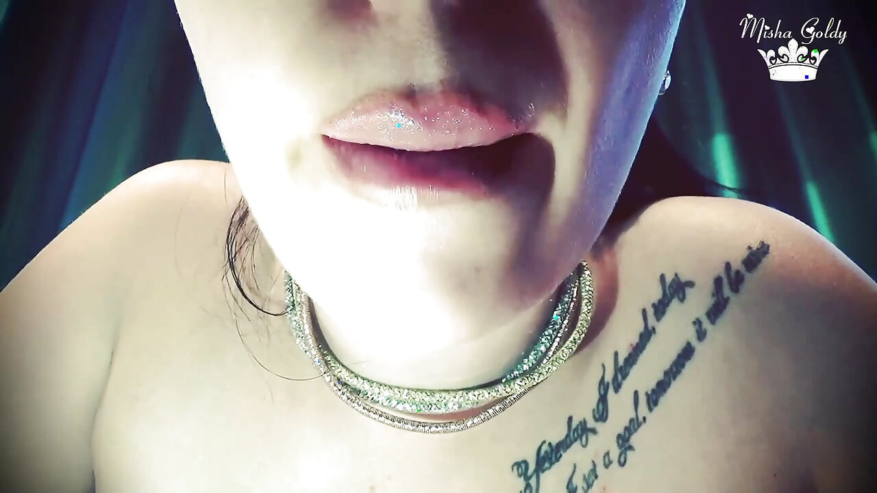 Lip licking Joi game