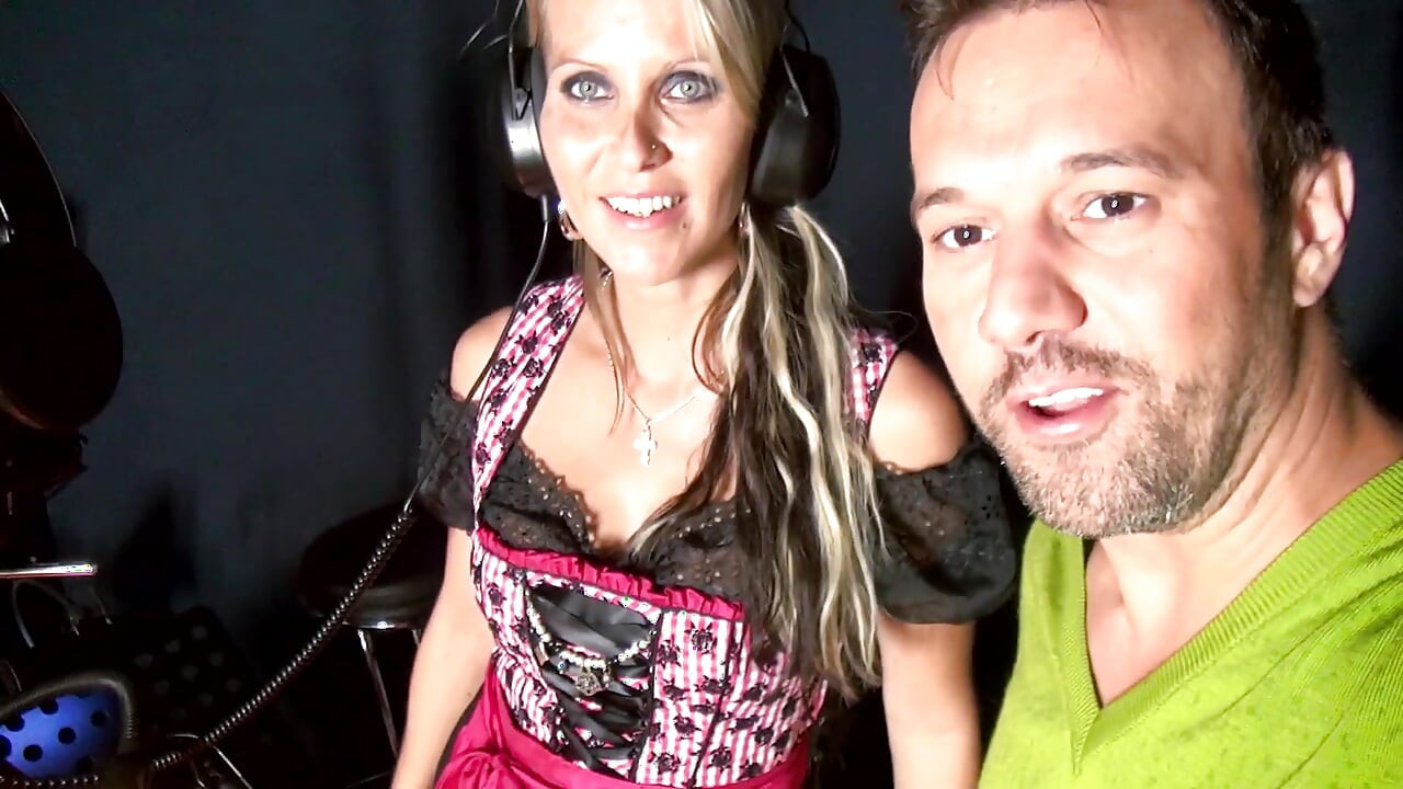 Blonde MILF licks & pegs dudes asshole in the radio studio and gets for him ass fuck
