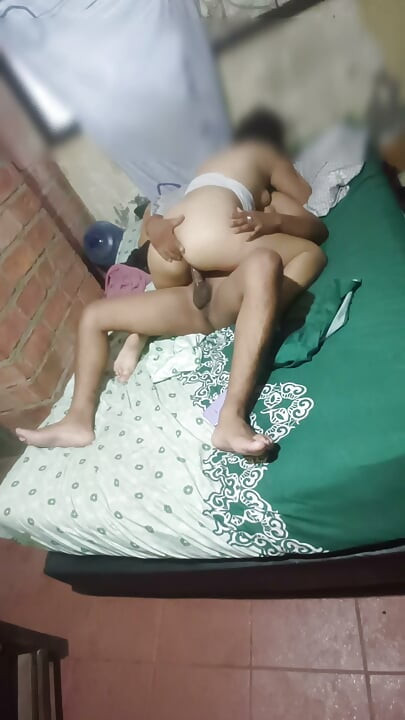 Riding my godfather's thick cock, goddaughter Moaning