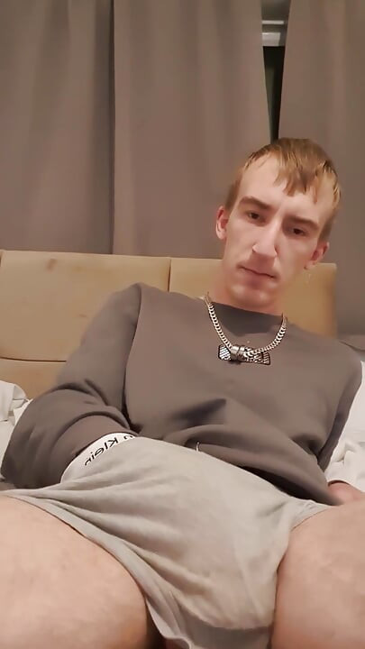 Homemade Twink Two Handed Wank
