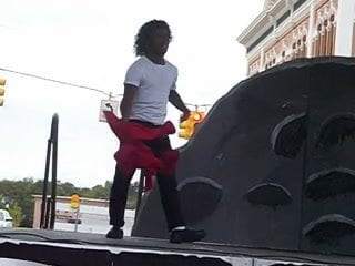 me dancing