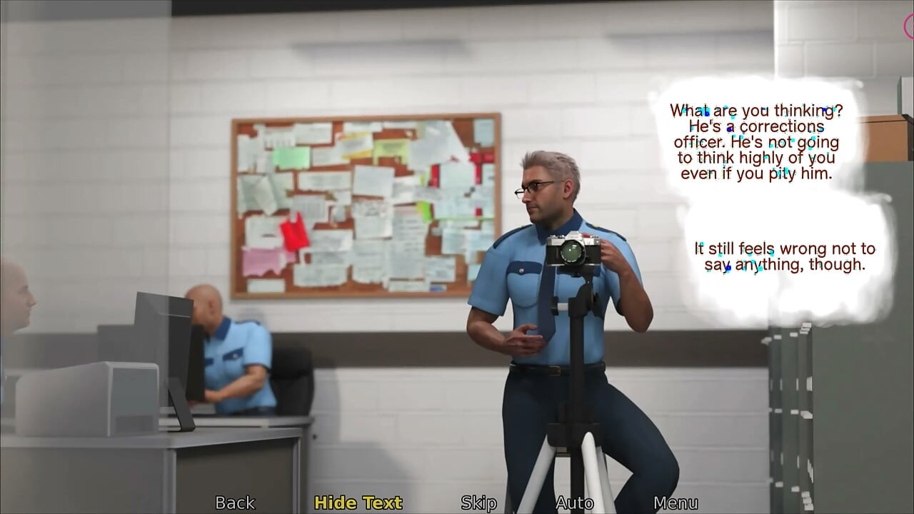 Shy fellow prisoner fucks the perverted cop!