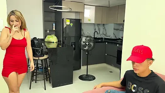 My neighbor takes advantage and asks me for anal sex for an exchange of favors and ends up me nice until I cum