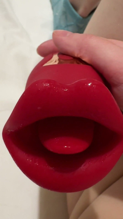 POV First Time Orgasm From Licking Vibrator, Toy Sucks Close-Up | Clip 3