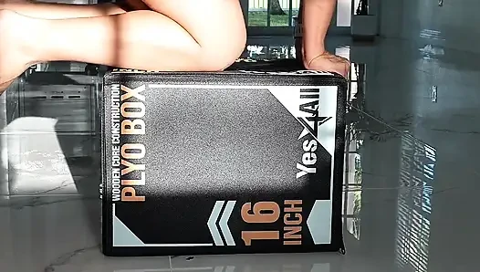Curvy Latina Brandy Salazar Squirts Huge on Monster BBC Dildo