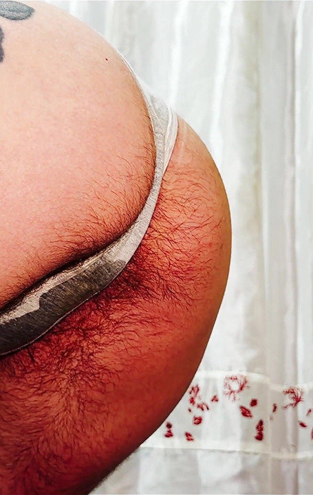 Peeing with My Thong on