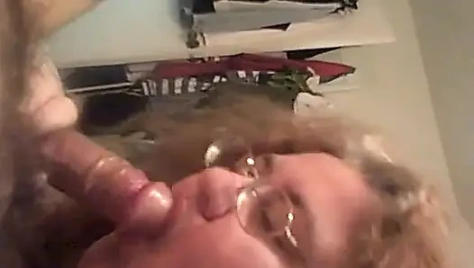 Bbw nurse Vicki gives hand job blow job for one of my older lovers