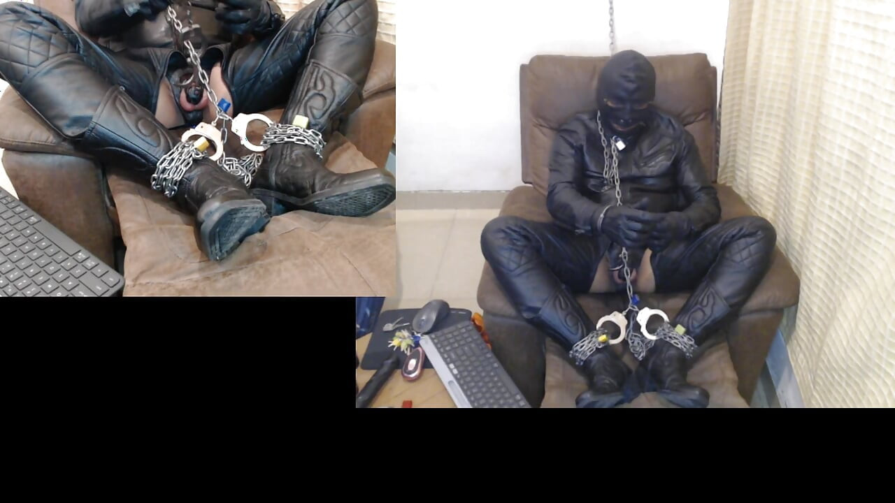 Selfbondage Leather Gay Live