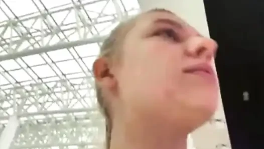 Public Squirting in the changing room with jucielussie