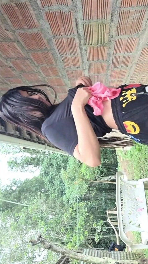 Colombian porn actress masturbates in public | Clip 2