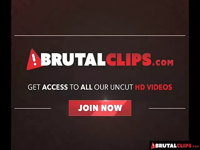 BrutalClips - Facefucked And Fed Jizz With a Spoon