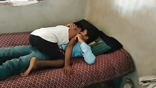 Indian Desi Young Beautiful Slowly slowly Kiss And Romance