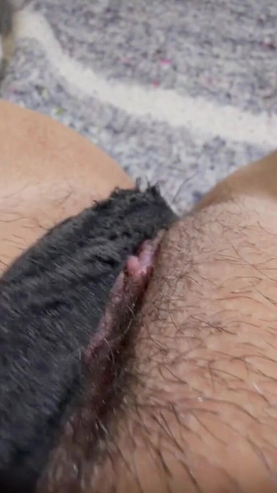 Masturbates her huge pussy secretly | Clip 1