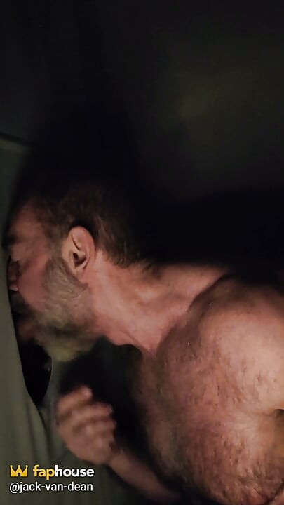 Bearded Man at Gloryhole