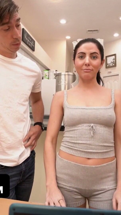 Super Chill Stepbro Instructs His Hot New Girlfriend To Jerk Off And Blow Off His Step-bro's Cock | Clip 1