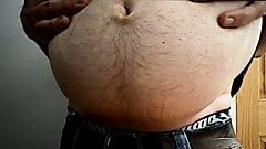 Full Bloated Tight Mpreg Ball Belly in your face
