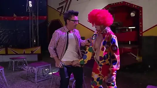 Circus Clown BBW Double Penetration Wild Ride