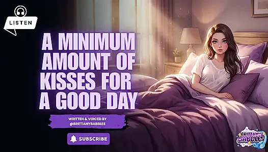 İyi bir gün için minimum miktarda öpüşme sesi