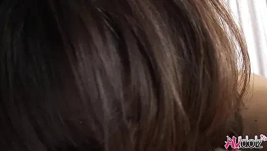 Japanese woman Saori fucks her ex lover uncensored.