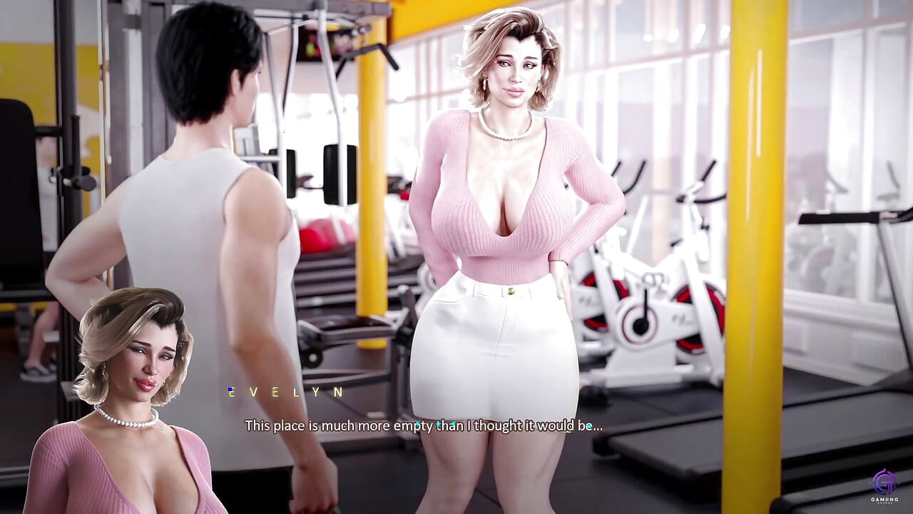 Horny MILF Stepmom Sucks Stepson's Big Cock Afterworkout - 3D Hentai Game - Apocalust