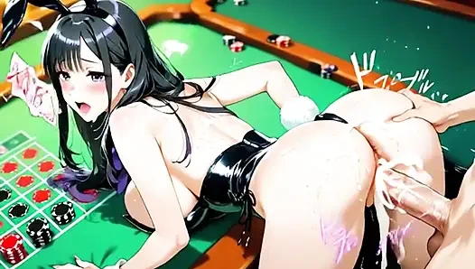 AI hentai dientot kontol besar penuh banyak susu anime panas