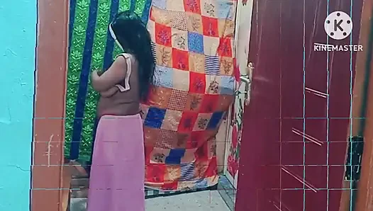 The Boss on His Maid While Changing Dress Then He Seduce and Fuck Her - She Pleading with Moaning