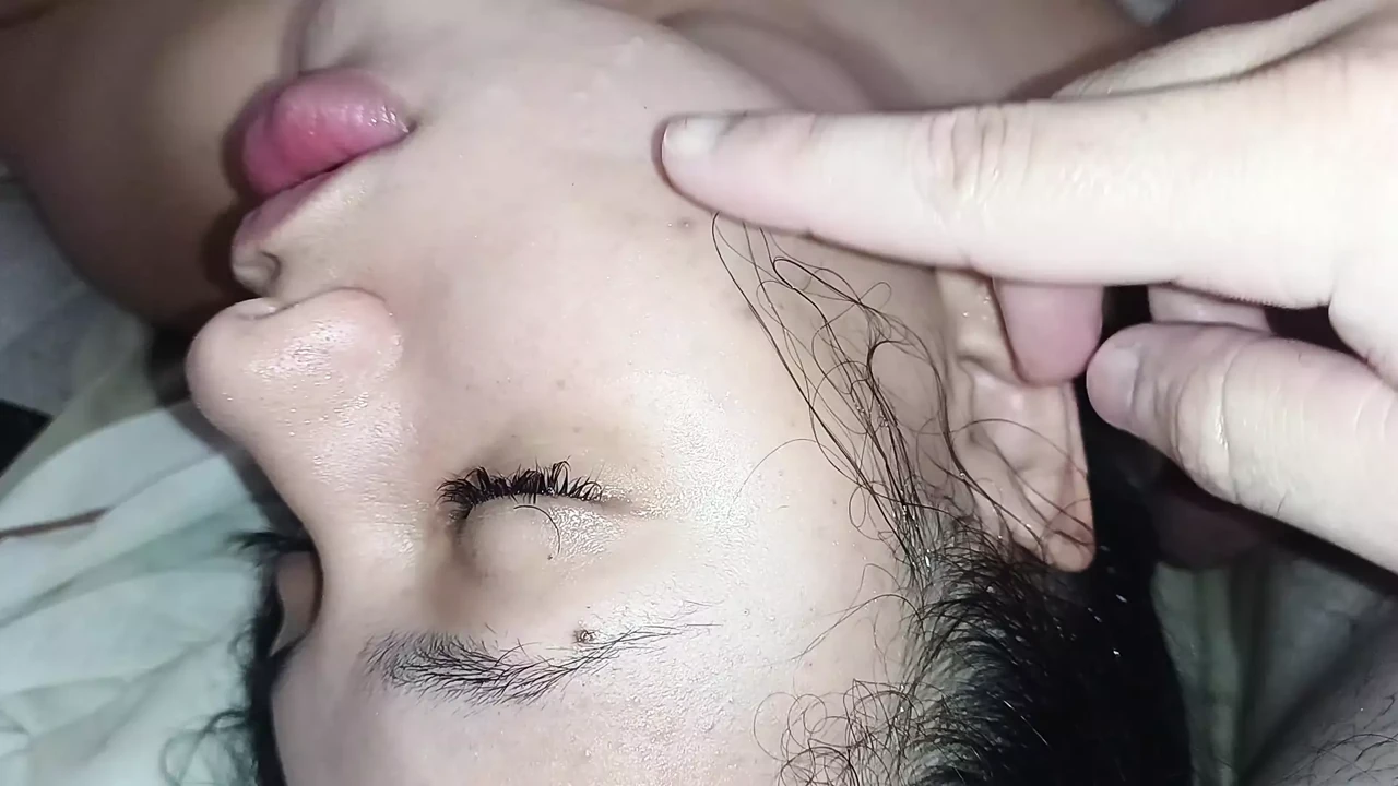 fucking the bitch's face, masturbating me and filling her with creampie