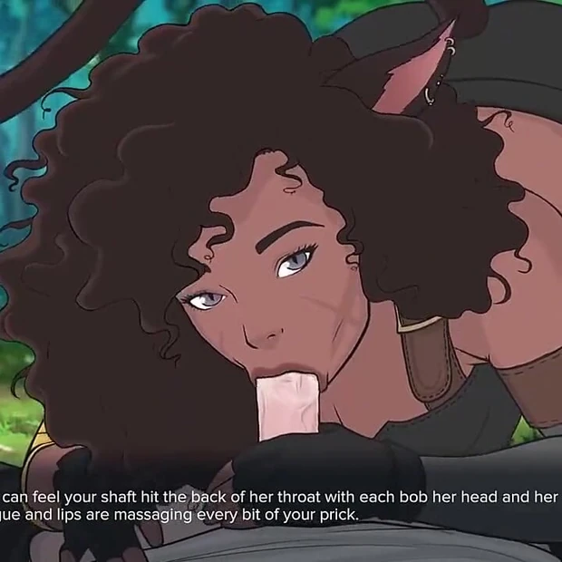 Neko Slut Gives You a Blowjob - Quickie Fantasy Adventure Gameplay #2