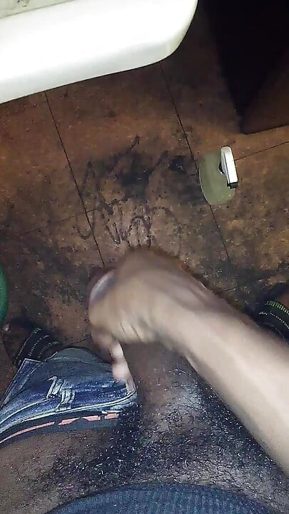 Big Black Cock PISSING In Bando Sink BBC Fetish