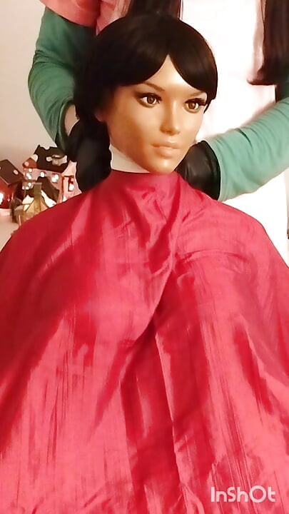 Nikki the ebony sex doll Loves vinyl BBC