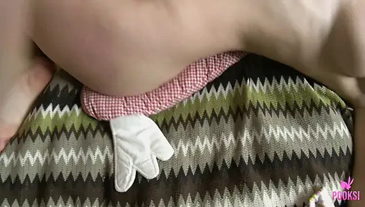 Застенчивой сводной сестренкой Carolina доминирует огромный пенис сводного брата!