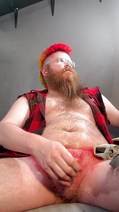 Jerking it and loading my jock