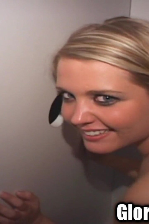 Chubby Blondie Cutie Bitch Sucks on Dicks Gloryhole Babe!