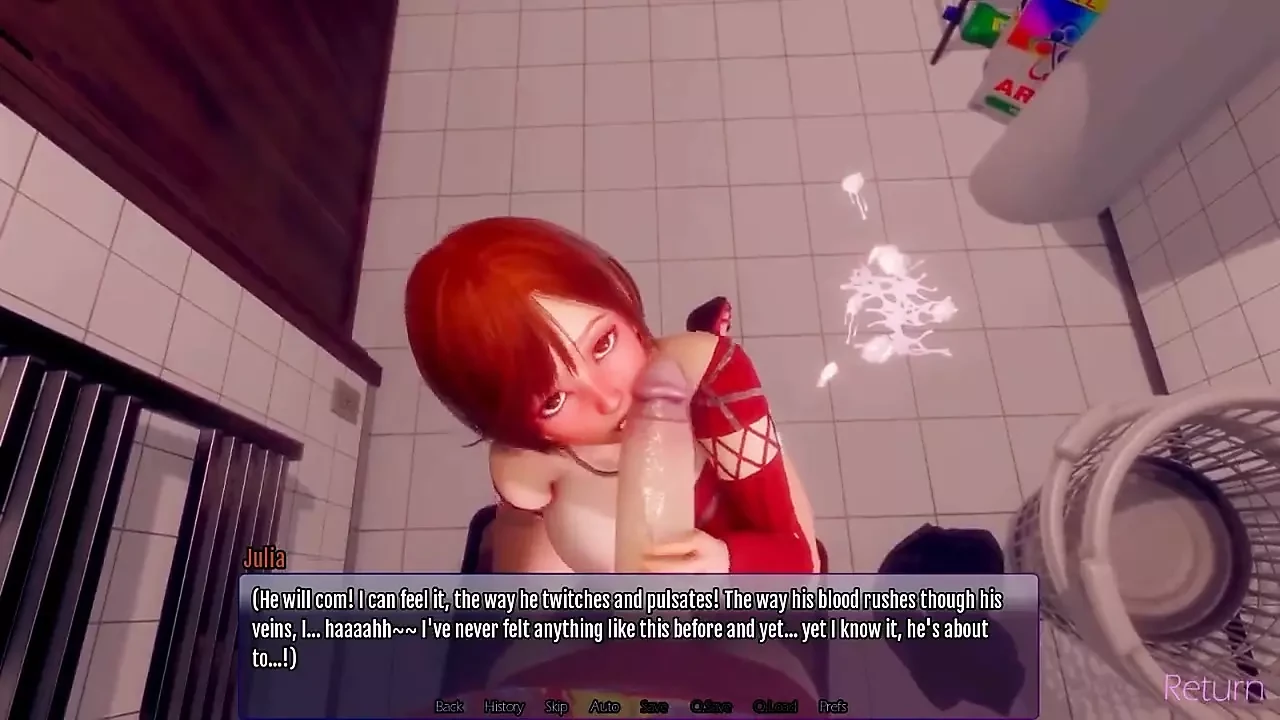 3D Redhead MILF Licks Daughters Boyfriends Big Fat Cock