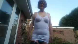 Wearing a girdle