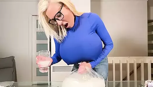Playing with Balloons and Filling It with My Cum! - After More Than 2 Weeks Without Exploding with Cum