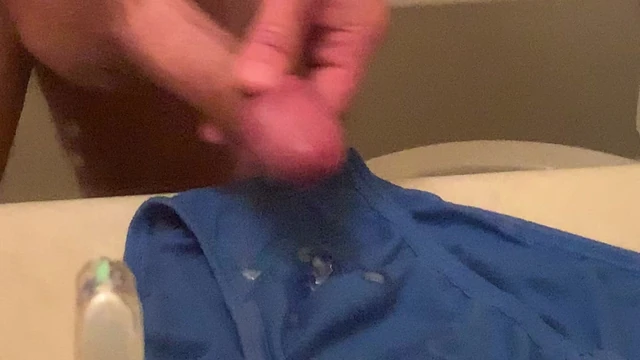 Young boy cum solo on panties